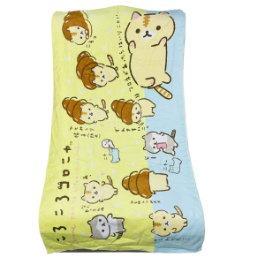 ผ้าขนหนูอาบน้ำลายสัตว์น่ารัก Corocorocoronya ผ้าขนหนูขนาดใหญ่ ผ้าขนหนูซับน้ำ ผ้าขนหนูผ้าฝ้ายแท้ ผ้าขนหนูสำหรับใช้ในบ้าน