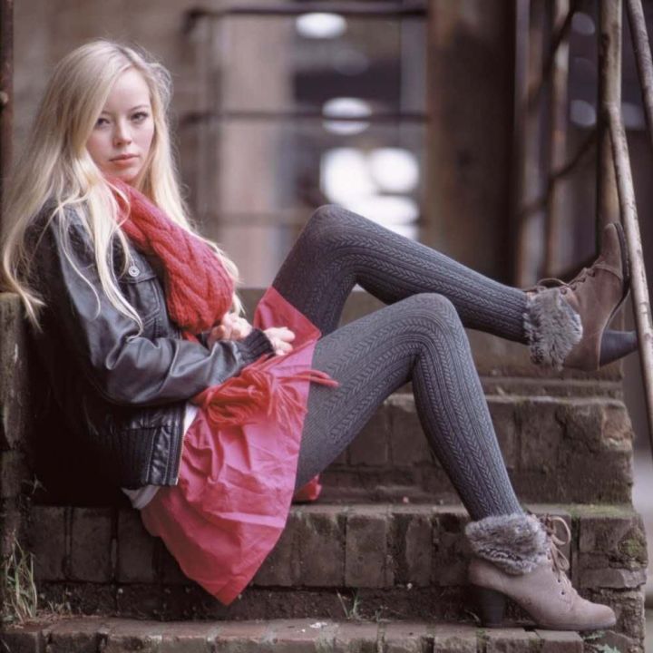 Winter Keep Warm Thicken Wool Pantyhose for Women High Quality