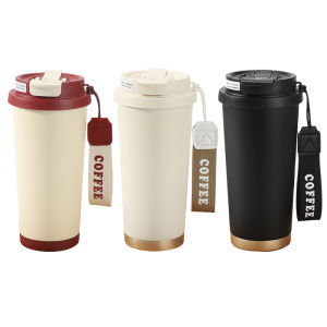 MONGDIO | Insulated Ceramic Travel Tumbler with Straw