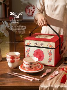 SHELI | Bộ Dụng Cụ Ăn Cưới Phong Thủy Trung Quốc