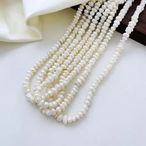 Natural Freshwater Baroque Pearl DIY Handmade Beads Material Accessories Hoa Tai Vòng Cổ Vòng Tay Hạt Ngọc Trai Baroque