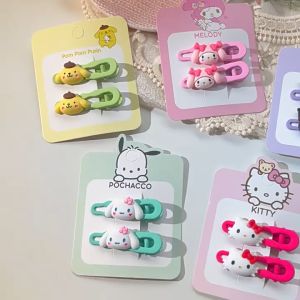 Bayar Di Tempat - Jepit Rambut 2 in 1 Stylish / Jepitan Lucu & Menggemaskan