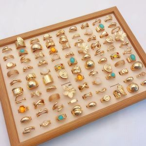 Bộ Nhẫn Nữ Thời Trang Hình Học Đường Nét Bất Quy Tắc 10/20/30 Chiếc Trang Sức Hợp Thời Trang Nhiều Kiểu Dáng Quà Tặng Dự Tiệc Hợp Kim Kẽm Đính Đá Giả