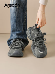 Agsdon | Thick Sole Platform Breathable Casual Womens Shoes