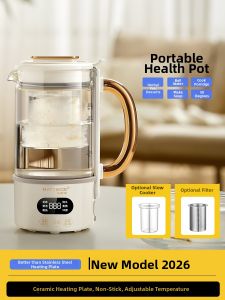 HATTIECS | Smart Thermostatic Electric Kettle for Tea Portable Health Care Mini