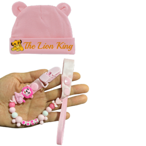 Disney | Baby Soothing Nipple Cartoon Pattern Baby Hat Newborn Soothing Nipple Clip Exquisite Gift for Newborn Feeding Baby Photography