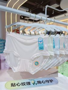 Ultra-Thin Silk Soft Ice Feel Womens Briefs Sweet Lace Edge Seamless Triangle Underwear Mid-Waist Comfortable Youth Innerwear