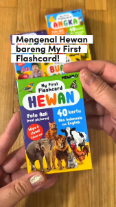 My First Flashcard HEWAN (40 kartu - real pictures/foto) - kartu edukasi bayi pintar