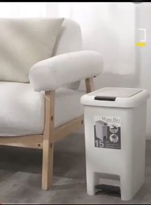 Multifunctional Large Capacity Two Way Opening Trash Can Foot Pedal Press Lid Recycling Garbage Bin 脚踏垃圾桶