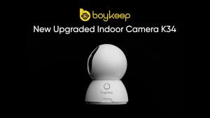 Boykeep 2K HD Intelligent Moving Head Camera Dual band WiFi Dual mode Night Vision Alert Indoor Panoramic Local/Paid Cloud Stora