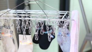 62 60 Clips Clothes Hanger Drying Racks Hanger 50 Clips 40 Clips Stainless Steel Clothes Hanger with Clips Ipitan Hanger Sipitan Hanger 30 Clips Socks Underwear Hanger with Clip