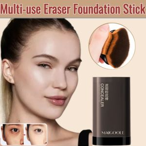 Multi-use Eraser Foundation Stick Waterproof Lasting Oil-Control Foundation Stick Brush