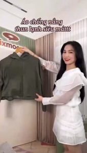 Áo chống nắng nữ áo khoác có mũ áo khoác chống tia UV thấm hút mồ hôi UPF50 + thời trang cho nữ - Life Style 4U