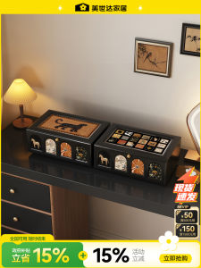 กล่องเก็บเครื่องประดับ Meisda Luxury Gold Jewelry Box จุได้มาก มีหลายชั้น อุปกรณ์ตกแต่งหู เครื่องประดับมือ กล่องเก็บของขนาดใหญ่