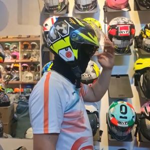 Khăn ninja KYT F1 phản quang vải kim cương co dãn 4 chiều thoáng mát