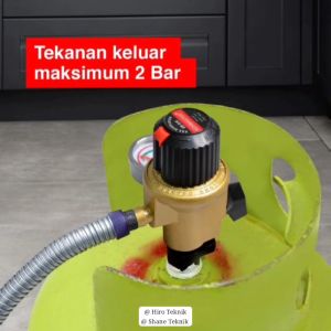 Kenmaster Kepala Regulator High Pressure + Meter KM 919