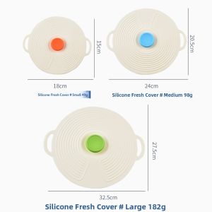 UBT | Food-Grade Sealing Preservation Lid for Dishes and Bowls Microwave Splash Guard