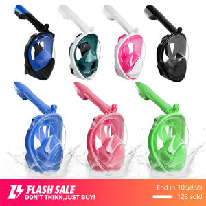 【Apex】Underwater Scuba Diving Mask Full Face swimming goggles Anti Leak Easy Breathing Diving Mask Snorkeling Goggles For Adults Kids
