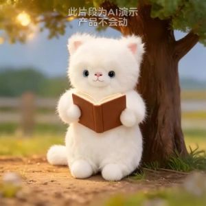 32cm Simulation Kitten Plush Toy Soft Cat Pillow Bed Home Decor Animal Stuffed Doll Cute Funny Birthday Gift for Cat Lovers