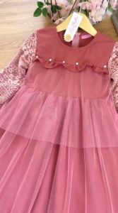 Gamis anak jihane syafina / dress anak gemuk / dress anak green / dress anak gadis