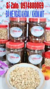 (FREESHIP) Hủ 1kg Đá me ngào khóm mè rang tặng kèm đậu phộng