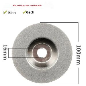1 CÁI 100mm Lưỡi Mài Kim Cương Cho Máy Mài Góc Hấp Thụ Sốc Đánh Bóng Mịn Công Cụ Làm Sạch Khe Hở Gạch