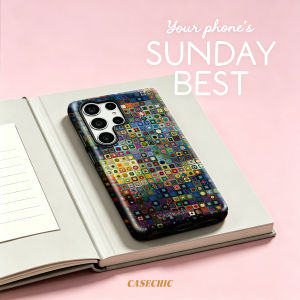 Potdemiel | Colorful Mindscape For Samsung Galaxy S26 S25 S24 A56 A36 Dual Layer Luxury Fashion Full Lens Protective phone Cover CaseChic
