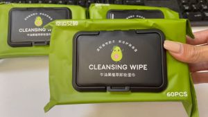 Avocado 60 Sheets Makeup Cleansing Wipes Wet Facial Remover Wipes