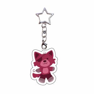 Bandai | for FNAF New Peripheral Freddy Fazbear Foxy Chica Bonnie Acrylic Keychain Ornament Festival Fans Gift Cute Backpack Pendant