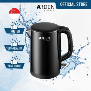 [Fast Delivery] Arden 1.8L Stainless Steel Electric Kettle (HA7063) Double layer housing Concealed heating element