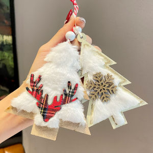 Nordic Style Christmas Tree Decoration Wooden Snowflake Atmosphere Setup Props Christmas Ornaments Festive Celebration Supplies