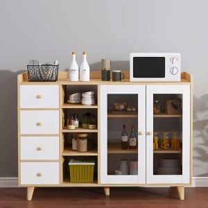ตู้เก็บของ ตู้แบบมินิมอล ตู้ เคาน์เตอร์ครัว ตู้ไม้ ตู้เก็บของในครัว ชั้นวางของ ตู้อเนกประสงค์ ตู้กระจก พร้อมลิ้นชัก สวย จัดเก็บได้มาก ตู้เก็บของในครัว แบบกระจก ตู้เก็บของในครัว แบบไม้ - Lazada