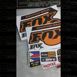 FOX Evolution 2022 Fork Bike Sticker | EzelservicesPH