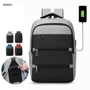 MORNA Mens Waterproof Backpack Casual Business Men Computer Backpack 15.6 Inch Laptop Bag Back Light Anti theft Travel Backpack Male