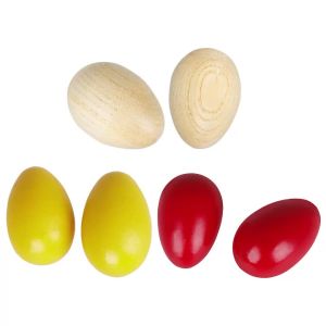 IRIN | IRIN 2Pcs/Set Sand Eggs Wooden Colored Maracas Music Rhythm Training Tools Orff Percussion Musical Instrument Gifts