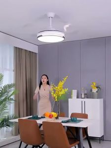 42 inch remote control pendant light ceiling fan with ceiling LED embedded pendant light and extendable 3-color ceiling fan with remote control