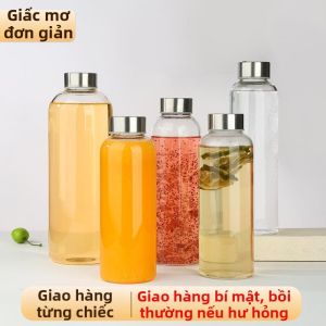 JOBO | Stainless Cap High Borosilicate Glass Bottle Portable