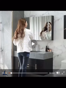 LHệ FREESHIP Tủ gương lavabo phòng tắm MILOR nhựa PVC đặc lõi cao cấp siêu bền đẹp - TCL - Bảo hành 10 năm