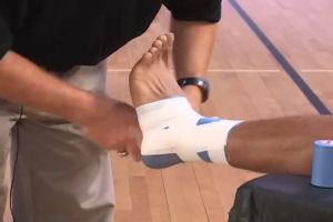 Ankle Taping - Sport Tape with Underwrap