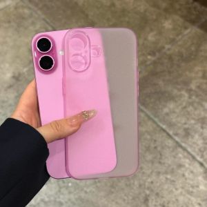 Ultra-Thin Frosted Silicone Phone Case for 16Pro 17New 15Promax 14Pro 16Plus 12 XS Women R Soft Full Cover Anti-Fall