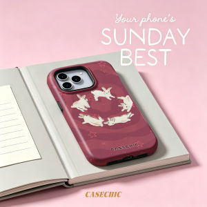 Potdemiel | Swirl Bloom For 2 in 1 Flower Case For iPhone 17 16 15 14 13 Pro Max Luxury Phone Cover CaseChic