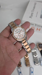 Promo ORIGINAL Fashion WATCH Terlaris WANITA Jam Tangan Kasual ANALOG Mewah SEVEN MINUTE New M788 Series RANTAI |STAINLESS STEEL| Diameter : 36 cm TANGGAL AKTIF✔️ Chrono Variasi (Off) Free BOX Dan BATERAI Cadangan WATER RESIST 100 M [TAHAN AIR] BERENANG✅