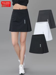 New Arrival Quick-Drying Exercise Skirt Womens Summer Thin Fashion Tape Tennis Badminton Golf Fitness Running Short Culottes