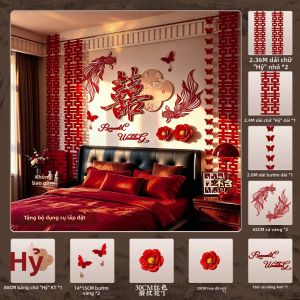 ETY | Trang Trí Cưới Nhân Vật Xi 3D