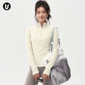Womens Long Sleeve Quick-Dry Fitness Badminton Pilates Yoga Wear