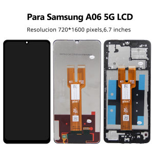 6.7 LCD Touch Screen Display for Samsung A06 A065F A065M SM-A066B SM-A066B/DS 4G/5G Digitizer Assembly with Frame
