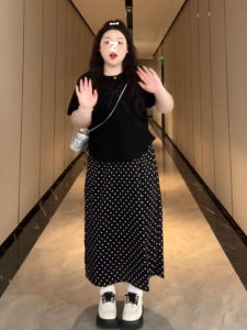 plus Size Womens T-Shirt French Butterfly Knot Design Short Sleeve Summer Slimming Meat Covering Versatile Top Korean Style