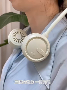 TIXX Portable Hanging Neck Fan Mini Cooling Hands-Free For School and Outdoor Sports household