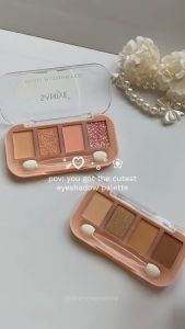 Eyeshadow Glitter 4 Warna SANIYE Palette Menarik Mata Eye Shadow Kecantikan Kosmetik E0459