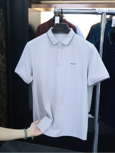 Áo Thun Nam Cổ Polo Tay Ngắn Thoáng Khí Thoải Mái Mùa Hè Phong Cách Công Sở Thường Ngày Chất Liệu Cotton Pha Trộn